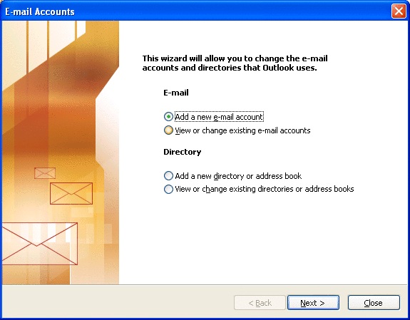 Outlook 2003 settings 2